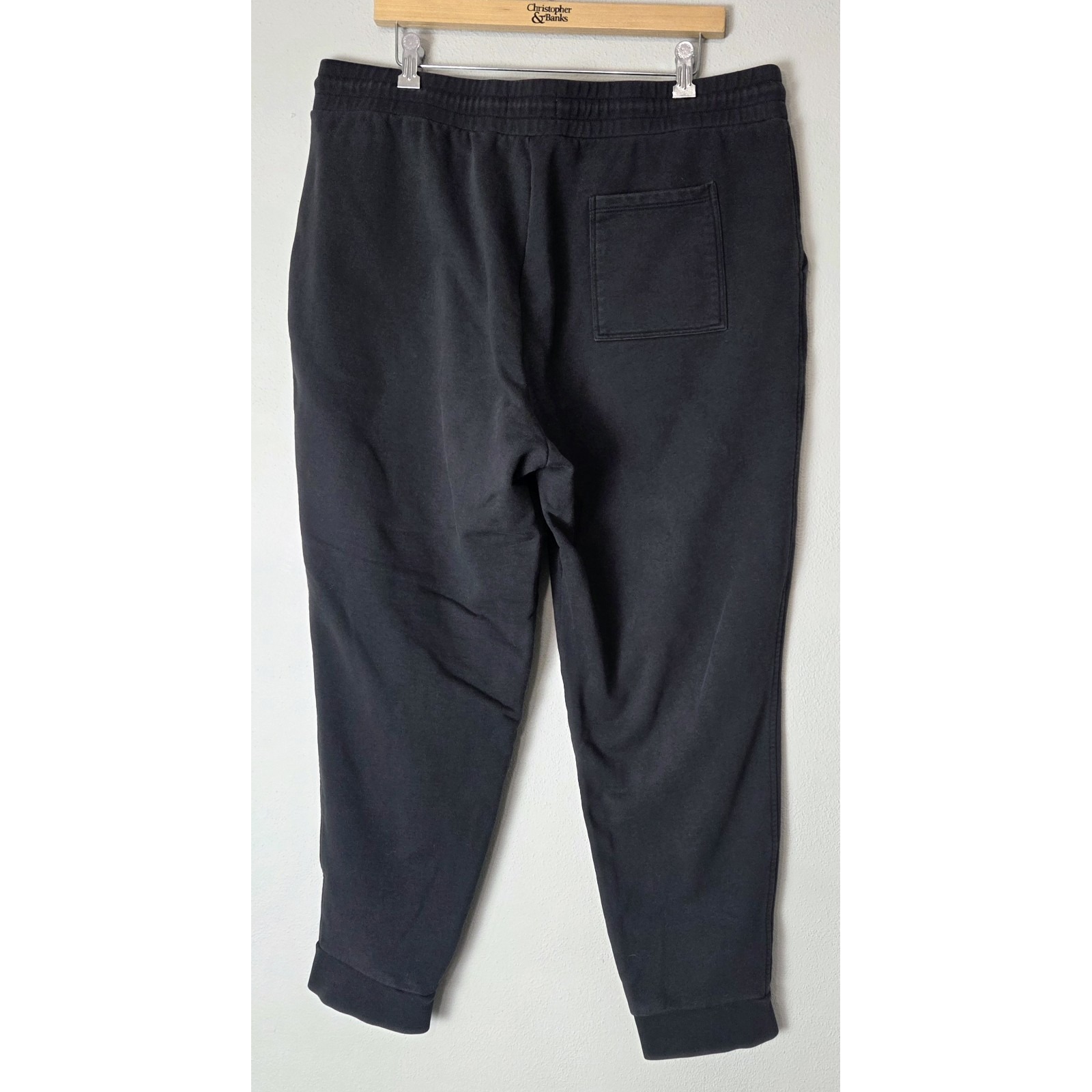 Mott & Bow Jogger Sweatpants Black Hooper French Terry Peru Loungewear Men's Xl — image 4 of 6